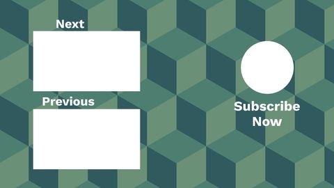 geometric background with call-to-action buttons for video end screen - Download Free Stock Templates Pikwizard.com