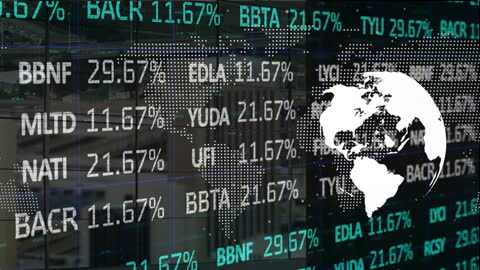 Global Economy and Business Technology Concepts