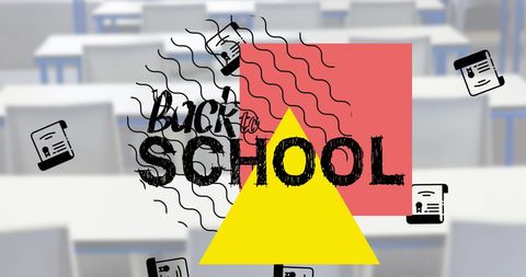 Back to School Banner with Classroom Background - Download Free Stock Images Pikwizard.com
