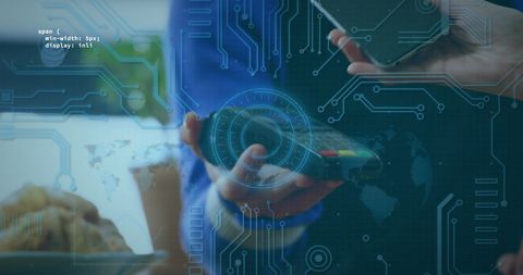 Modern Digital Payment with Smartphone and NFC Technology - Download Free Stock Images Pikwizard.com