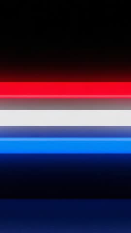 Vertical neon bars glowing on black backdrop abstract minimalist loop for motion graphics