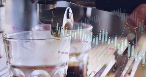 Blending craft espresso and financial data visualization for coffee shop analytics