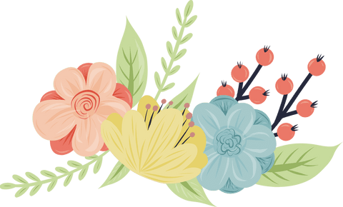 colorful floral arrangement with leaves on transparent background - Download Free Stock Videos Pikwizard.com