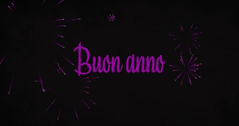 Buon Anno: Pink Fireworks for New Year Celebration - Download Free Stock Images Pikwizard.com