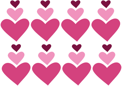 Transparent Heart Pattern Design for Valentine's Day Mockups - Download Free Stock Videos Pikwizard.com