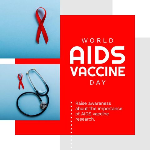 world aids vaccine day awareness concept with symbols - Download Free Stock Templates Pikwizard.com