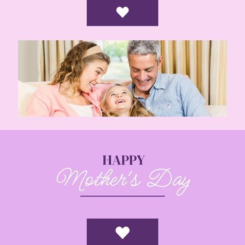 happy family celebrating mother's day - Download Free Stock Templates Pikwizard.com