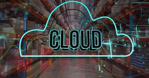 Digital cloud networking over modern warehouse storage