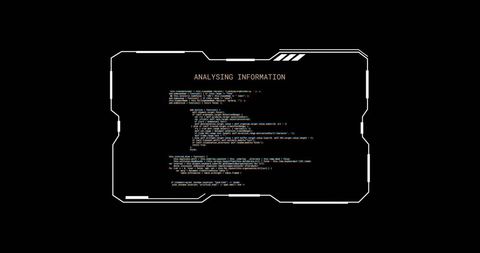 Glitching Digital Interface with Analyzing Information Overlay - Download Free Stock Images Pikwizard.com