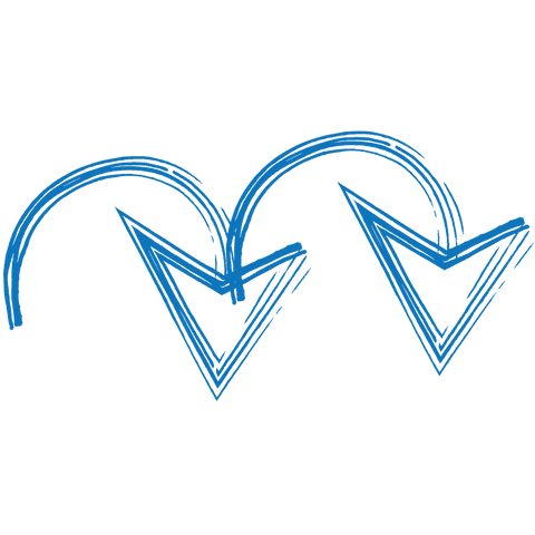 Blue Directional Arrows on Transparent Background Expertly Drawn - Download Free Stock Videos Pikwizard.com