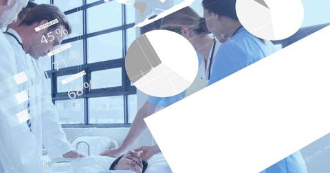 Examining bedside teamwork with physicians and nurses over patient and data overlays