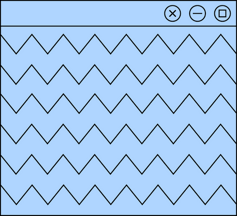 flat design browser window with zigzag stripes on transparent background - Download Free Stock Videos Pikwizard.com