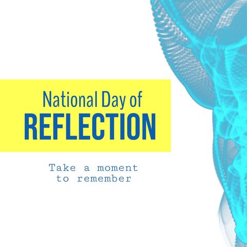 National Day of Reflection Conceptual Graphic Design - Download Free Stock Templates Pikwizard.com