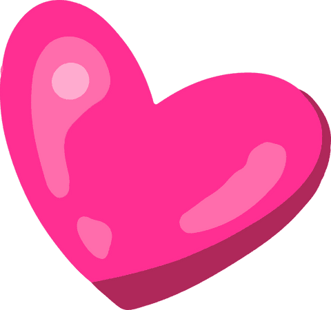 Vibrant Pink Heart Icon on Transparent Background - Download Free Stock Videos Pikwizard.com