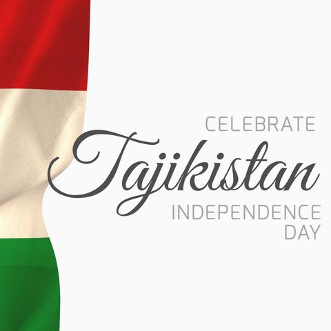 Tajikistan Independence Day Celebration with National Flag - Download Free Stock Templates Pikwizard.com