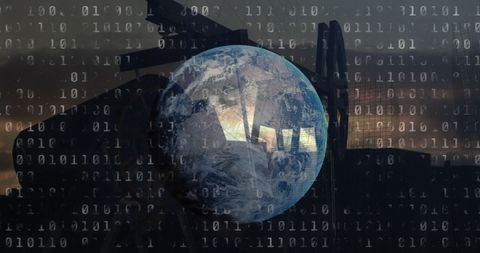 Global Energy Market Analysis with Digital Data Overlay - Download Free Stock Images Pikwizard.com
