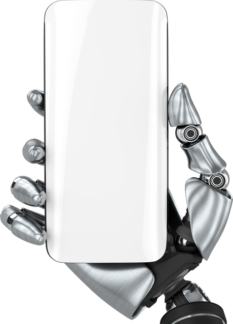 Transparent Robotic Arm Holding Smartphone Technology Vector - Download Free Stock Videos Pikwizard.com