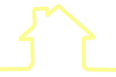yellow house outline icon on transparent background with copy space - Download Free Stock Videos Pikwizard.com