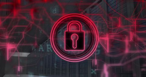 Secured Data Processing in Modern Server Room Environment - Download Free Stock Images Pikwizard.com
