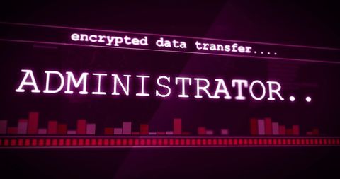 Data Transfer Interface with Encrypted Messaging - Download Free Stock Images Pikwizard.com