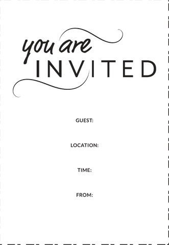 Elegant Invitation with Transparent Background and Text - Download Free Stock Videos Pikwizard.com