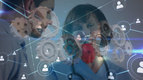 Doctors Collaborating in Digital Medical Network