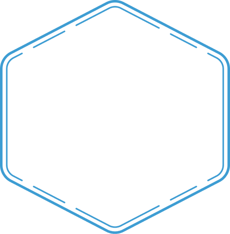 Minimalist Blue Hexagon Outline on Transparent Background - Download Free Stock Videos Pikwizard.com