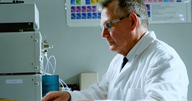 Senior Scientist Engaged in Laboratory Research - Download Free Stock Images Pikwizard.com