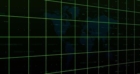 Digital Financial Data Grid Over World Map Background - Download Free Stock Images Pikwizard.com