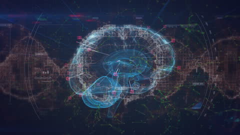 Futuristic Virtual Network of Global Connections Over Globe