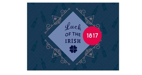 Luck of the Irish Festival Theme with Clover and Wines - Download Free Stock Images Pikwizard.com