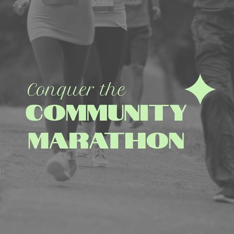 diverse group participating in community marathon event - Download Free Stock Templates Pikwizard.com