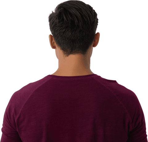 Businessman Standing Seen from Behind on Transparent Background - Download Free Stock Videos Pikwizard.com