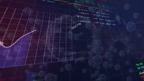 Conceptual Finance and Medical Data Animation with Graphs and Viruses