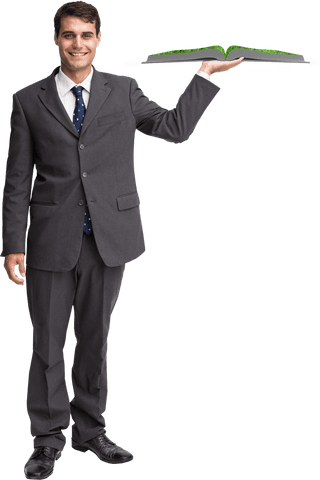 transparent caucasian businessman lifting book symbol skills and knowledge - Download Free Stock Videos Pikwizard.com