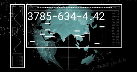 Futuristic Mathematical Data and Global Connectivity Concept