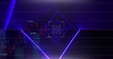 Futuristic Data Visualization with Graphs and QR Code - Download Free Stock Images Pikwizard.com