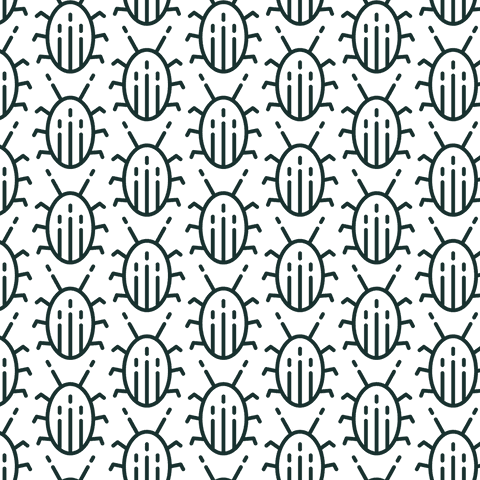 seamless pattern of black insect design on transparent background - Download Free Stock Videos Pikwizard.com