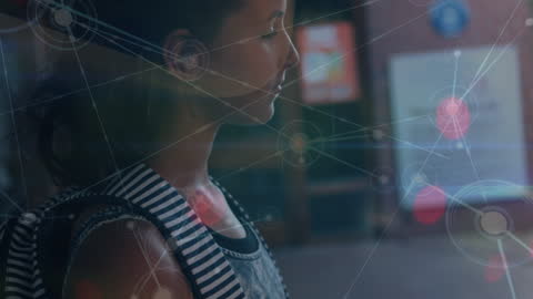 Student Contemplating Virtual Network Connections