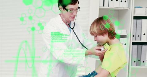 Pediatric Health Check with Digital Analysis Interface