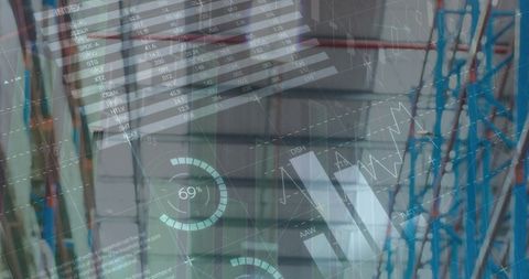 Digital data overlay on construction visualization