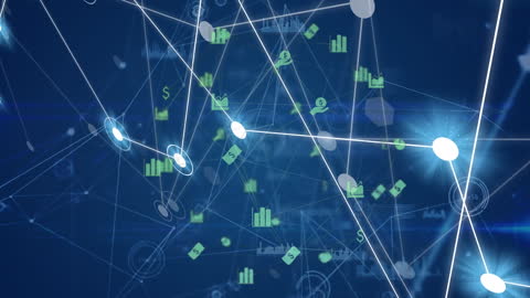 Global Digital Finance and Data Network Concept