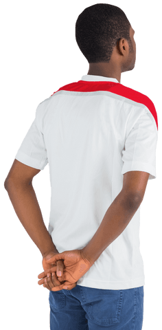 transparent png of man standing with hands clasped behind - Download Free Stock Videos Pikwizard.com