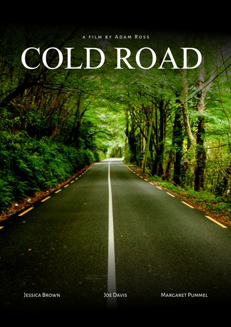 Film Poster for Cold Road with Forest Road - Download Free Stock Templates Pikwizard.com