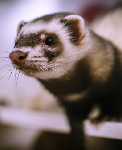 Close up of ferret lying created using generative ai technology - Download Free Stock Photos Pikwizard.com