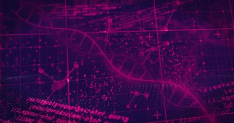 Digital DNA Data Processing in Futuristic Tech Environment - Download Free Stock Images Pikwizard.com