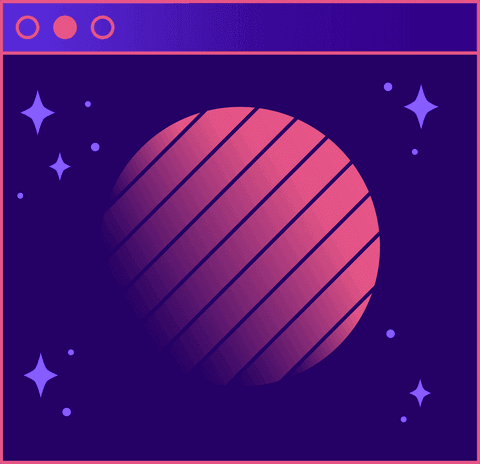 striped gradient circle in flat web frame with transparent cosmic background - Download Free Stock Videos Pikwizard.com