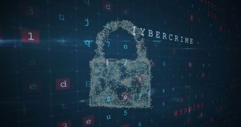 Digital Padlock Representing Cybersecurity and Data Protection - Download Free Stock Images Pikwizard.com