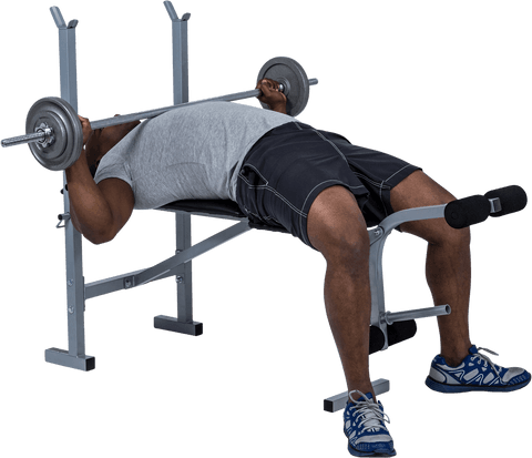 transparent: fit man exercising with barbell on bench press - Download Free Stock Videos Pikwizard.com
