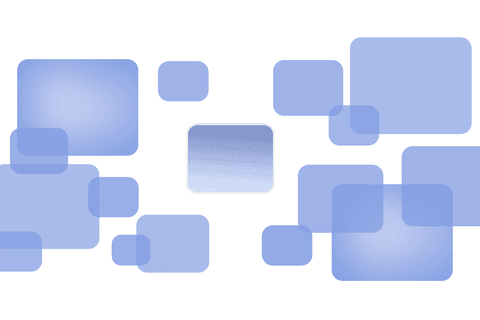 Digital Blue Abstract Shapes on Transparent Background - Download Free Stock Videos Pikwizard.com